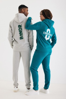 Logo trade promotional gifts image of: Iqoniq Torres recycled cotton hoodie undyed