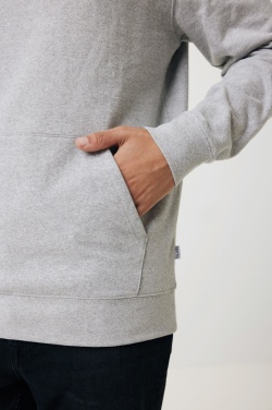 Logo trade promotional giveaway photo of: Iqoniq Torres recycled cotton hoodie undyed