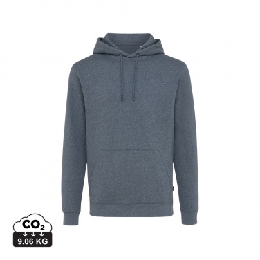 Logo trade promotional merchandise photo of: Iqoniq Torres recycled cotton hoodie undyed