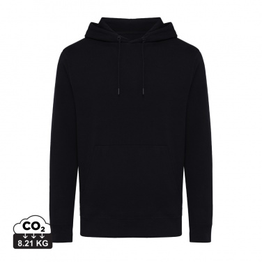 Logo trade promotional giveaways image of: Iqoniq Rila lightweight recycled cotton hoodie