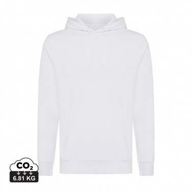 Logo trade promotional giveaways image of: Iqoniq Rila lightweight recycled cotton hoodie