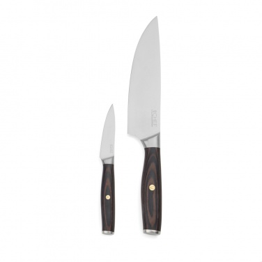 Logo trade advertising product photo of: VINGA Tara RCS recycled steel chef's set