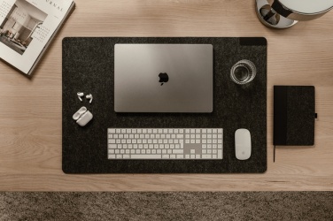 Logo trade business gifts image of: VINGA Albon GRS recycled felt desk pad