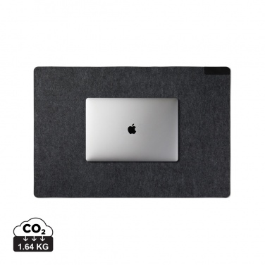 Logo trade advertising product photo of: VINGA Albon GRS recycled felt desk pad