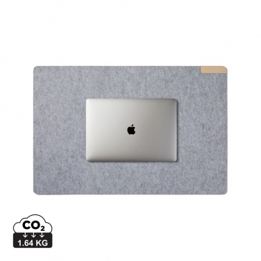 Logo trade promotional items picture of: VINGA Albon GRS recycled felt desk pad