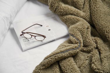Logotrade promotional merchandise photo of: VINGA Maine GRS recycled double pile blanket