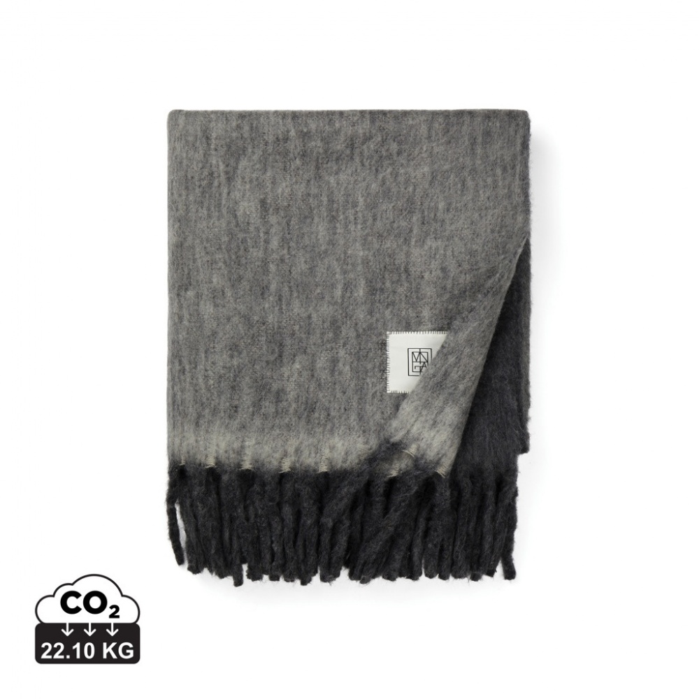 Logo trade business gifts image of: Vinga Saletto wool blend blanket