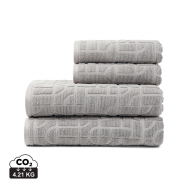 Logo trade corporate gifts picture of: VINGA Verso OCS organic cotton towel, 4 pcs set