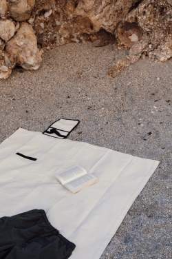 Logo trade promotional gift photo of: VINGA Volonne AWARE™ recycled canvas picnic blanket