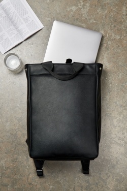 Logotrade corporate gift picture of: VINGA Bermond RCS recycled PU backpack