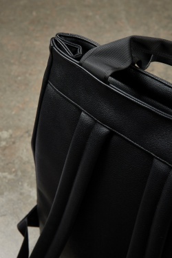 Logo trade promotional item photo of: VINGA Bermond RCS recycled PU backpack