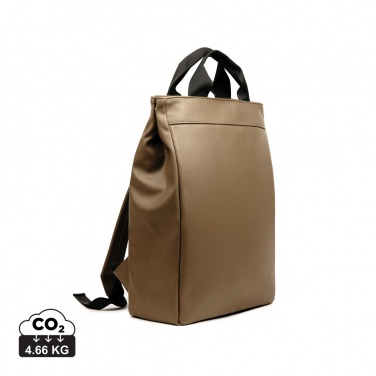 Logo trade corporate gift photo of: VINGA Bermond RCS recycled PU backpack