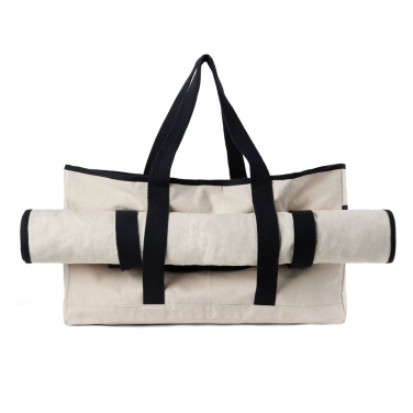 Logotrade advertising products photo of: VINGA Volonne AWARE™ recycled canvas beach bag