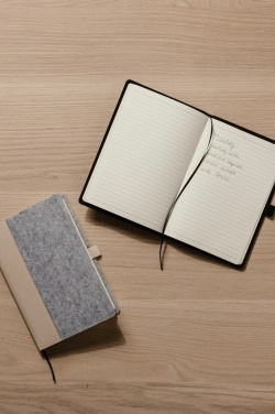 Logo trade advertising products image of: VINGA Albon GRS recycled felt notebook