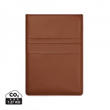 Logo trade promotional merchandise image of: VINGA Timo PU RCS RPET 14" laptop sleeve
