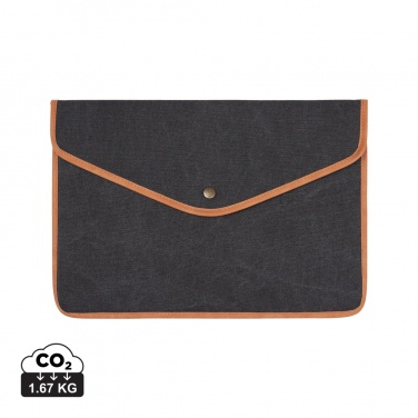 Logotrade promotional item picture of: VINGA Bosler GRS recycled canvas 14" laptop sleeve