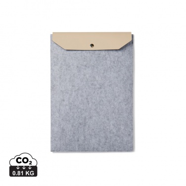 Logotrade promotional merchandise picture of: VINGA Albon GRS recycled felt 15" laptop sleeve