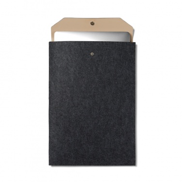 Logo trade promotional item photo of: VINGA Albon GRS recycled felt 17" laptop sleeve