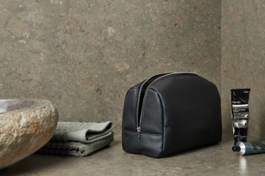 Logotrade corporate gift picture of: VINGA Bermond RCS recycled PU toiletry bag