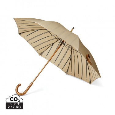 Logo trade corporate gift photo of: VINGA Bosler AWARE™ recycled pet 23" umbrella