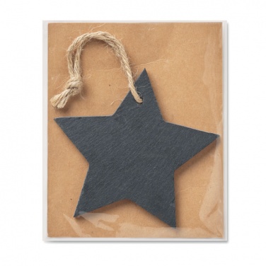 Logotrade promotional gifts photo of: Slate xmas hanger star