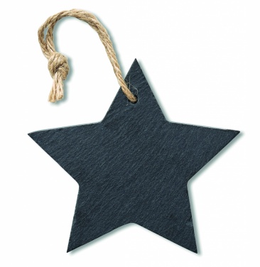 Logotrade promotional merchandise image of: Slate xmas hanger star
