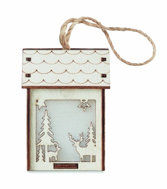 Logotrade corporate gifts photo of: MDF house with light