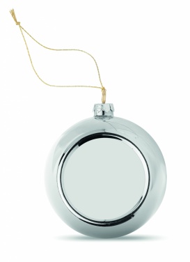 Logo trade promotional merchandise photo of: Christmas ball for sublimation