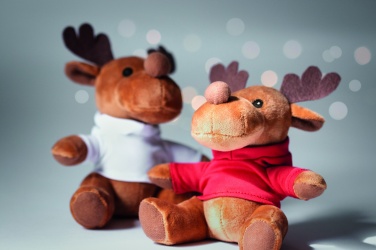 Logo trade promotional items picture of: Plush reindeer with hoodie