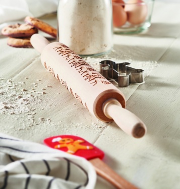 Logotrade promotional products photo of: Christmas pastry wooden rolling