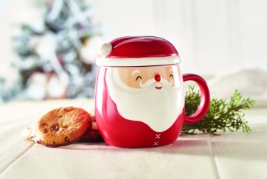 Logotrade promotional gift picture of: Ceramic mug with lid 370 ml