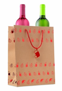 Logotrade promotional item image of: Gift paper bag with pattern