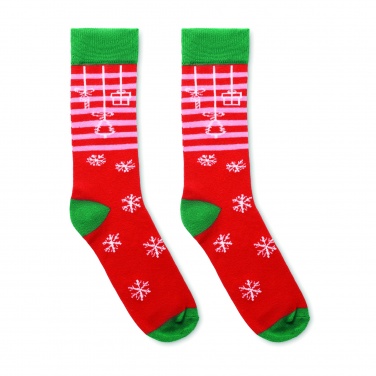 Logotrade promotional gift picture of: Pair of Christmas socks M