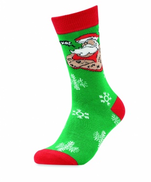 Logotrade promotional giveaway image of: Pair of Christmas socks L