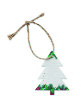 Logotrade advertising product picture of: Seed paper Xmas ornament