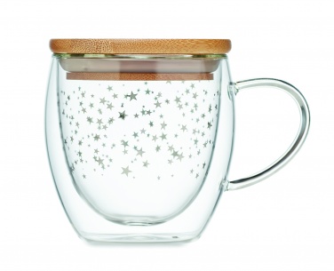 Logo trade promotional gift photo of: Double wall borosilicate mug