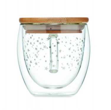 Logo trade advertising products image of: Double wall borosilicate mug