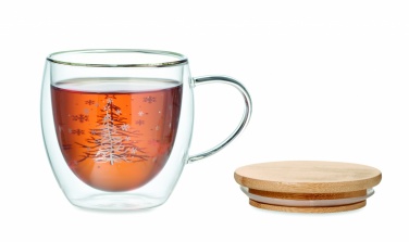 Logo trade advertising products picture of: Double wall borosilicate mug