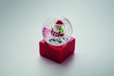 Logo trade promotional gift photo of: Small snow ball glass ornament