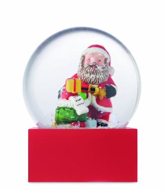 Logo trade business gift photo of: Snow ball glass ornament