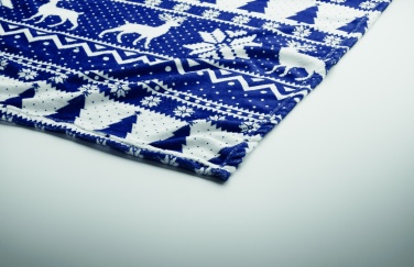 Logo trade business gifts image of: RPET fleece blanket 190 gr/m²