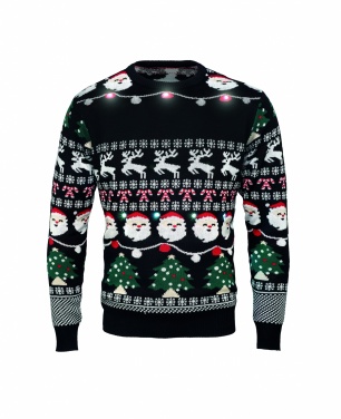 Logo trade promotional products picture of: Christmas LED sweater S/M