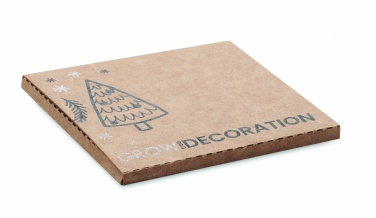 Logotrade promotional giveaway image of: Wooden bauble shape hanger