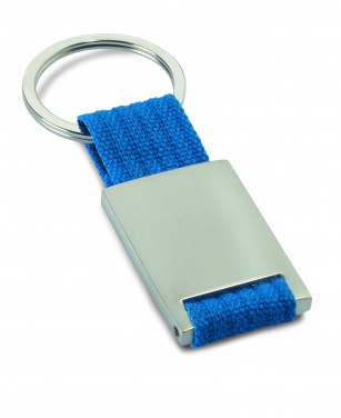 Logo trade advertising products picture of: Metal rectangular key ring Espoo