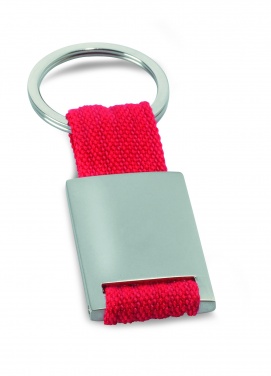 Logotrade promotional giveaway image of: Metal rectangular key ring Espoo
