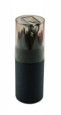 Logotrade promotional item picture of: Black colouring pencils