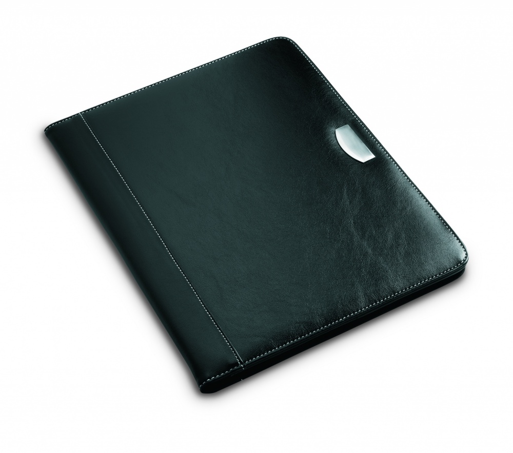 Logo trade business gifts image of: PU portfolio w/ 20 pages bloc