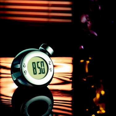 Logotrade promotional products photo of: Water powered LCD desk clock