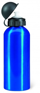 Logo trade promotional giveaways image of: Single-walled 600 ml aluminum bottle