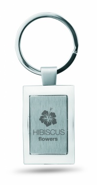 Logo trade corporate gift photo of: Metal key ring Turku